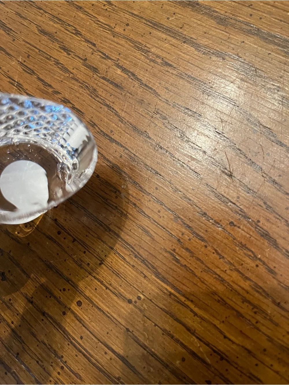 Waterford Baby Shoe Ornament with '2022' Detail, damaged